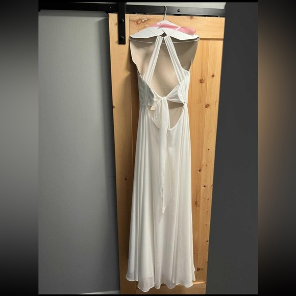 Azazie Evalleen ivory A12 bridesmaid dress - Picture 3 of 10